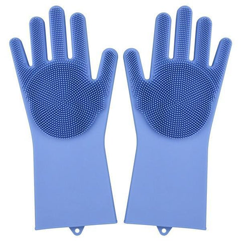 Image of Magic Silicone Rubber Dish Washing Gloves